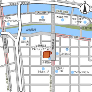 大阪支店地図