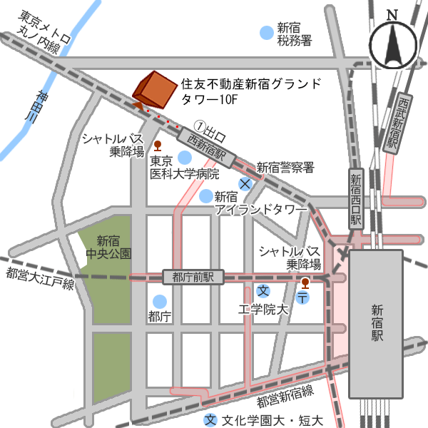 東京支店地図